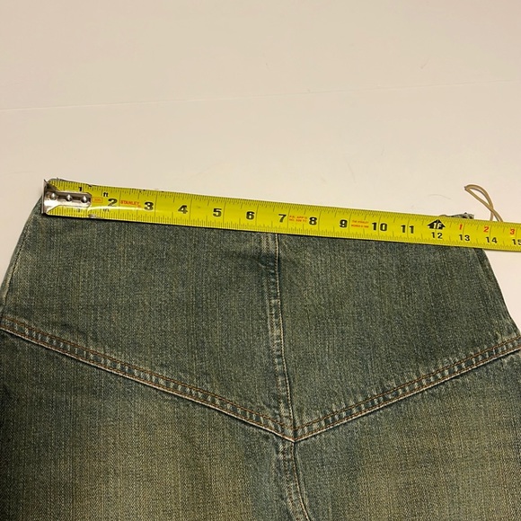 Mango Ruffled Insert Jean Skirt - Women’s Size 2 - Picture 8 of 11